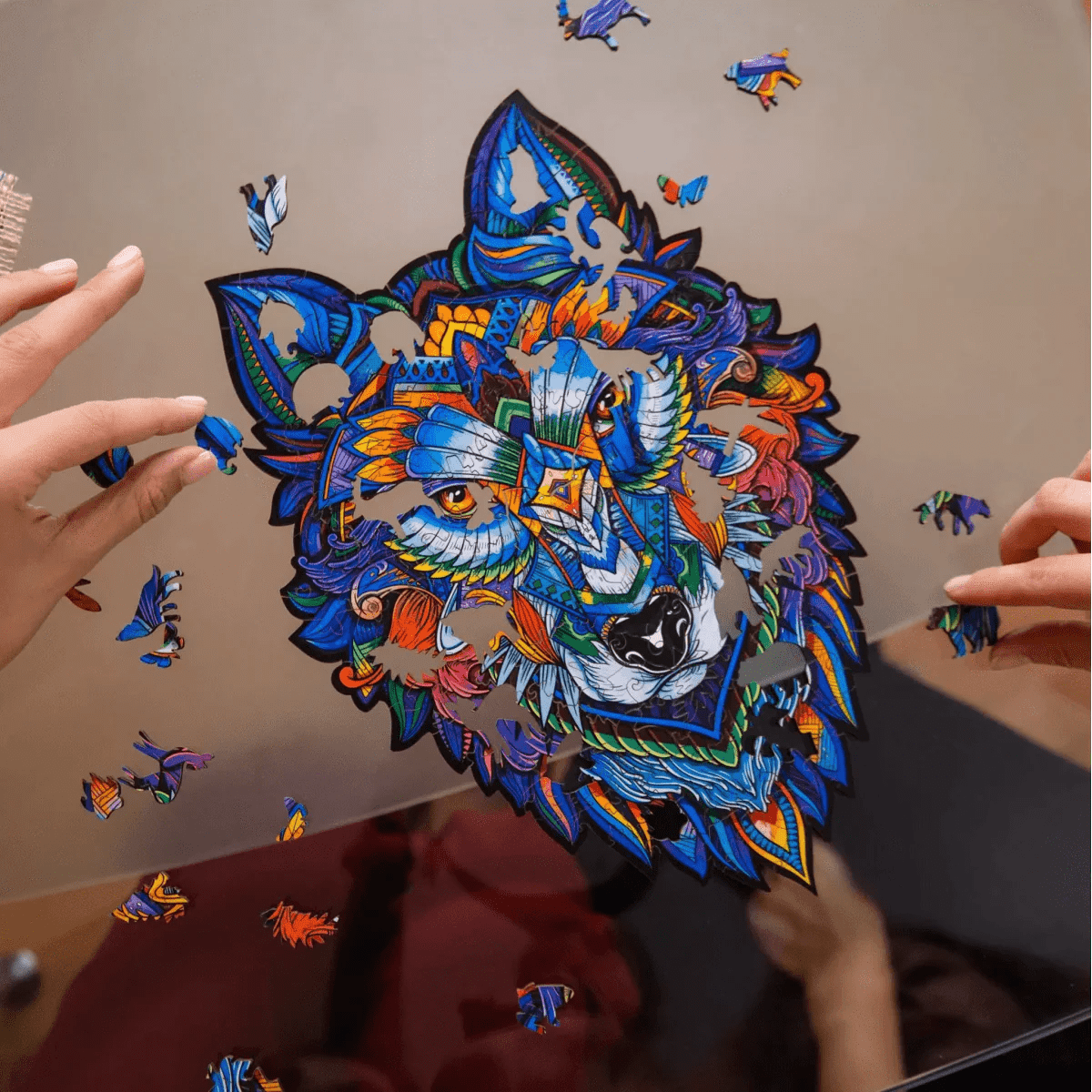 Unidragon Puzzle Majestic Wolf