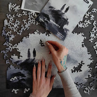 Thumbnail for Unidragon One Size — 43x29 cm — 500 pcs Black and White Serenity