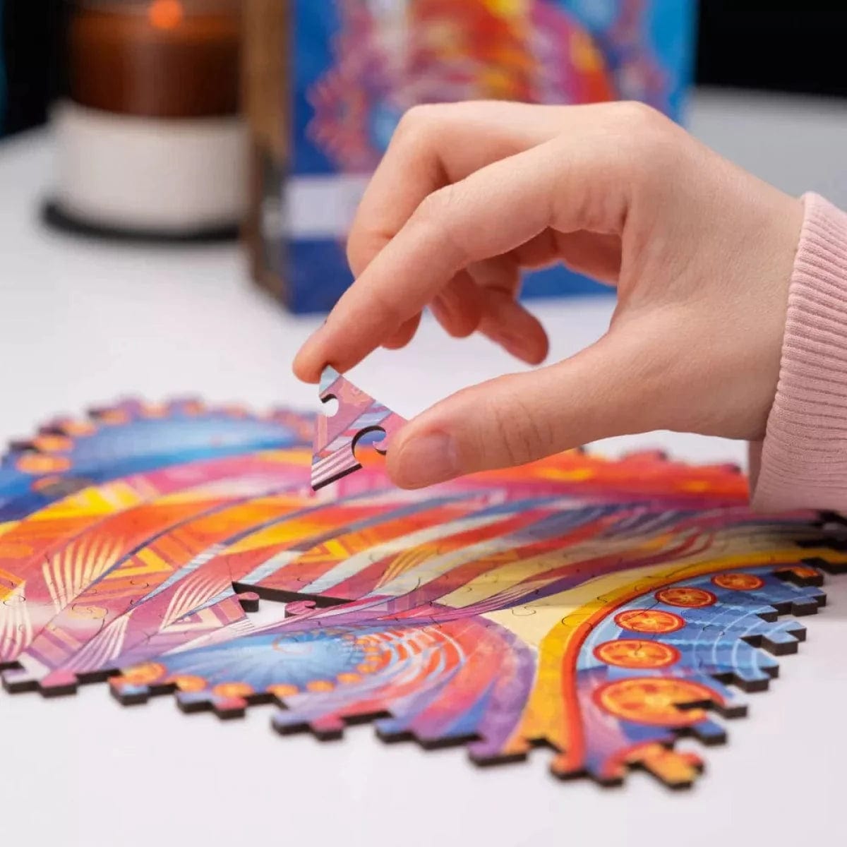 Unidragon Puzzle One Size — 21.7x21.7 cm — 100 pcs Abstraction Concurrent Abstraction