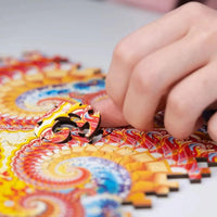 Thumbnail for Unidragon Puzzle One Size — 21.7x21.7 cm — 100 pcs Abstraction Fractal Immersion