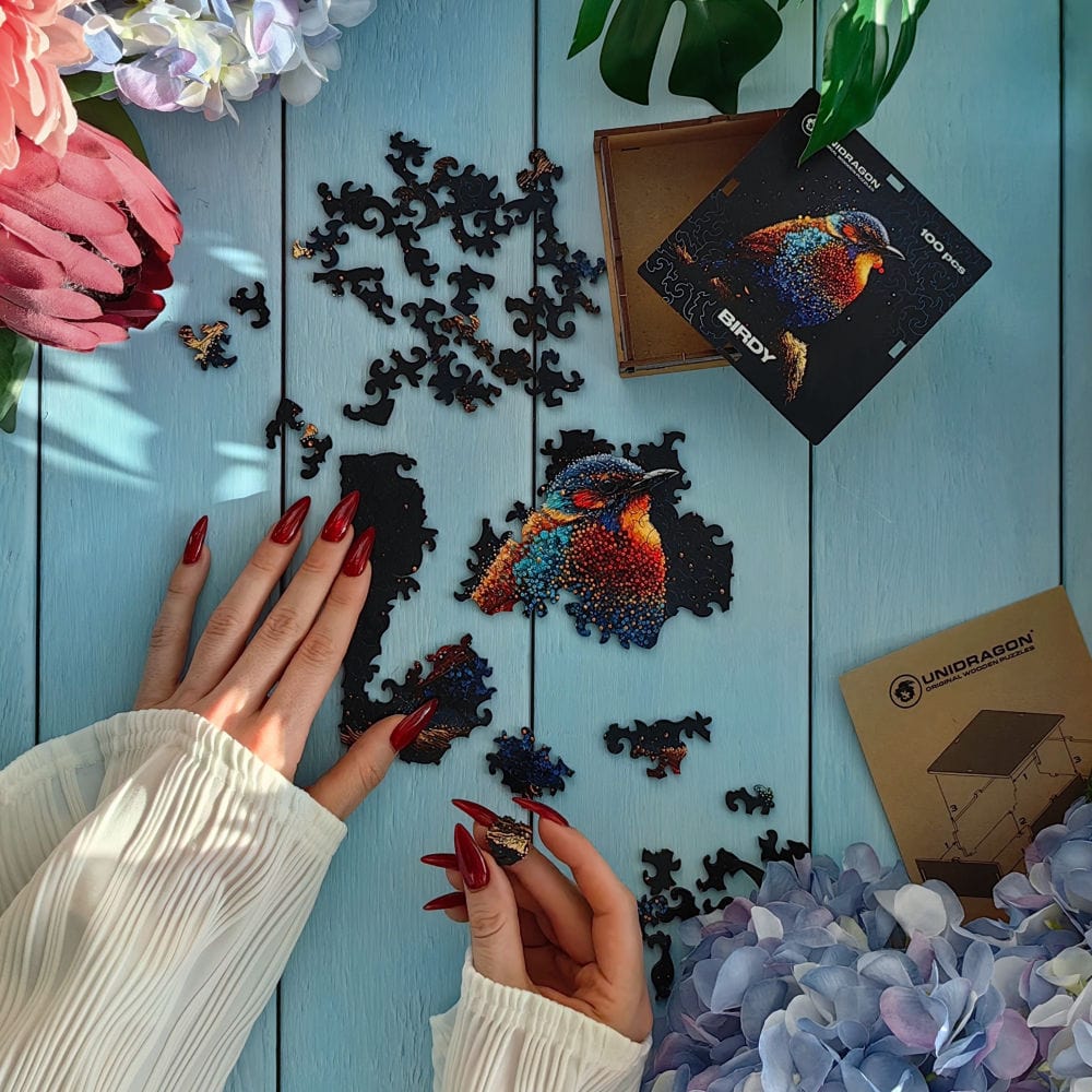 Unidragon Puzzle One Size — 5.5x5.5" — 100 pcs Birdy