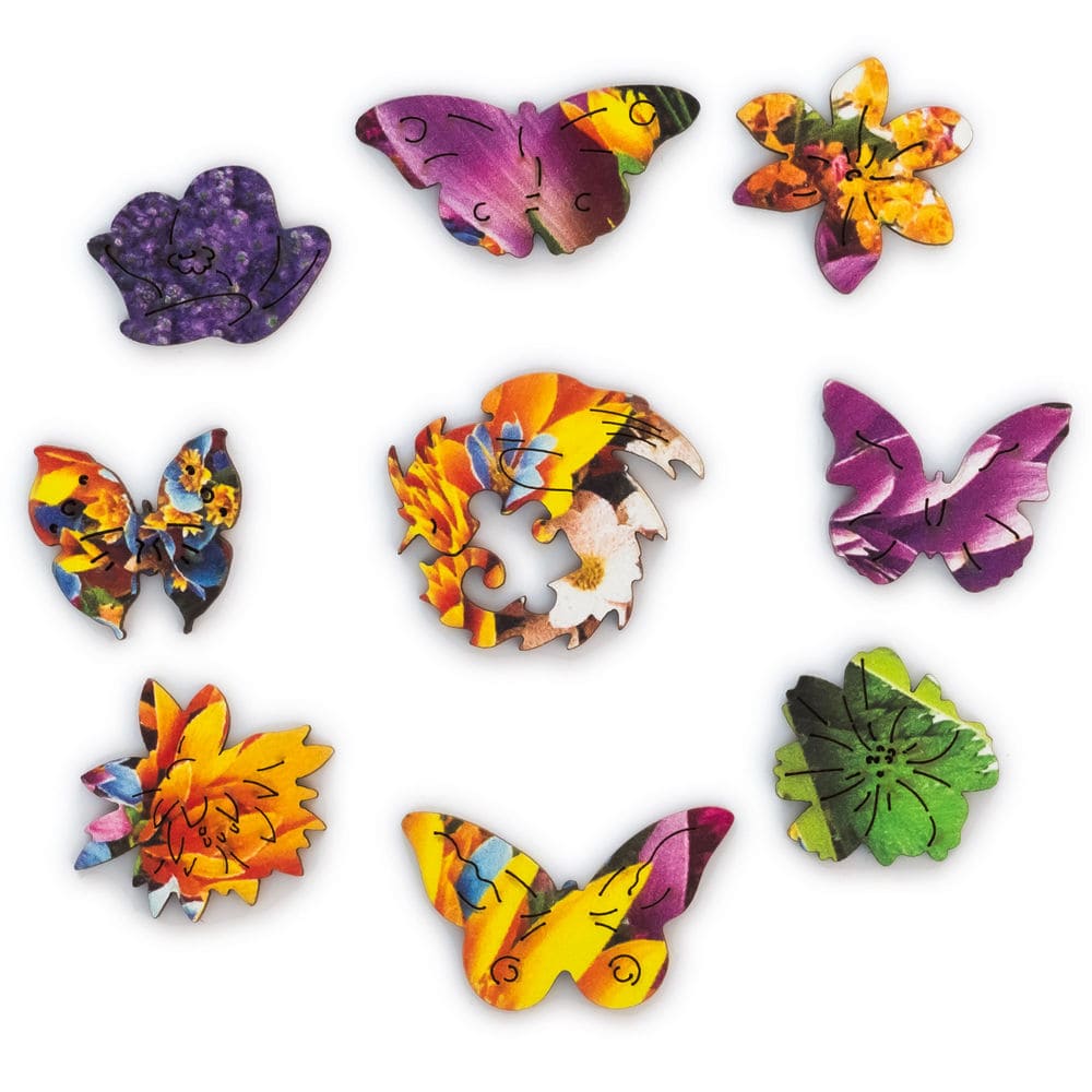 Unidragon Puzzle One Size — 9.5x9.8" — 200 pcs Blooming Bouquet