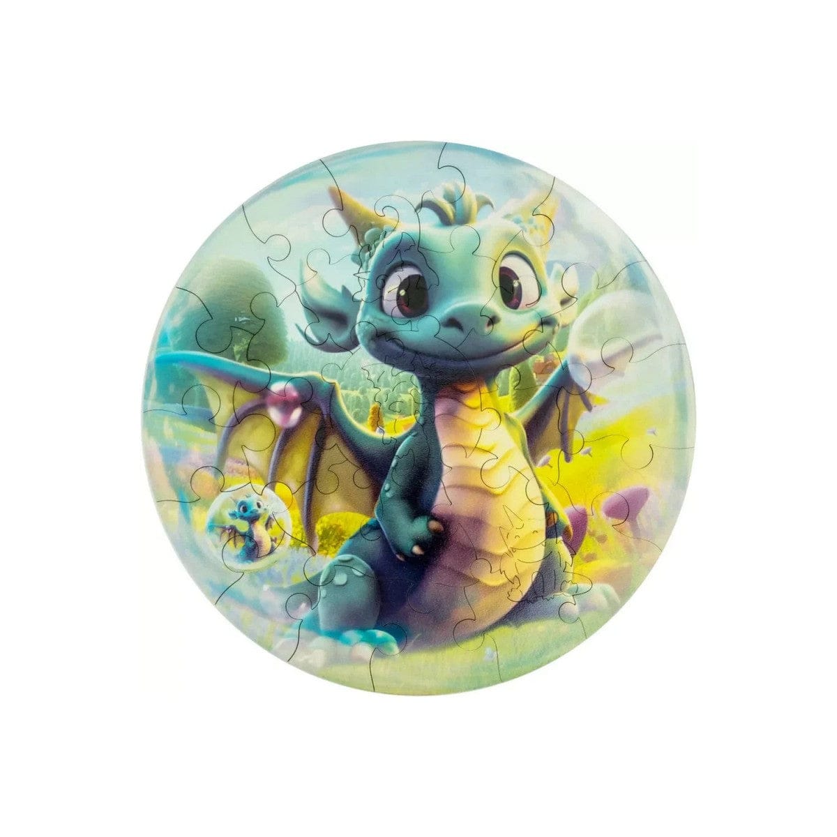 Unidragon Puzzle One Size — 9.8×9.8" — 30 pcs Bubblezz Dragon