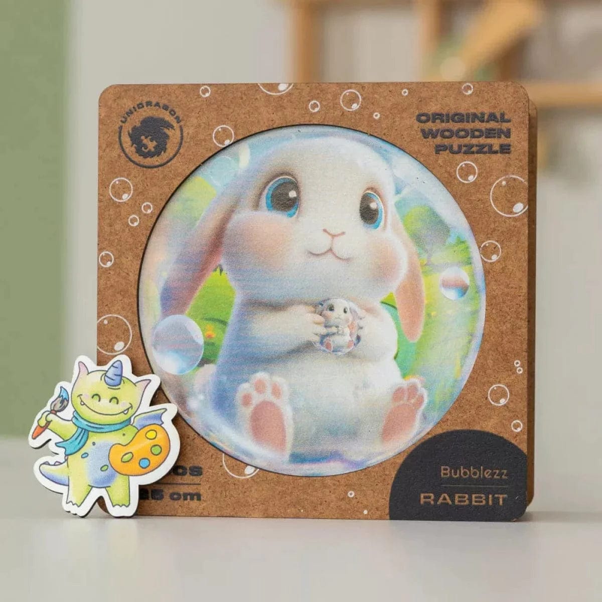 Unidragon Puzzle One Size — 9.8×9.8" — 30 pcs Bubblezz Rabbit