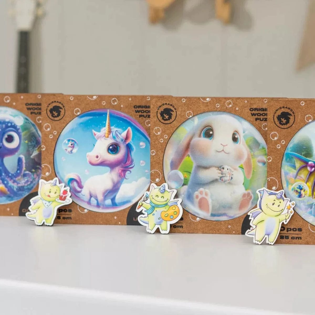 Unidragon Puzzle One Size — 9.8×9.8" — 30 pcs Bubblezz Rabbit