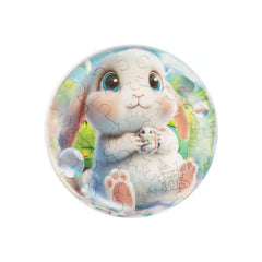 Unidragon Puzzle One Size — 9.8×9.8" — 30 pcs Bubblezz Rabbit