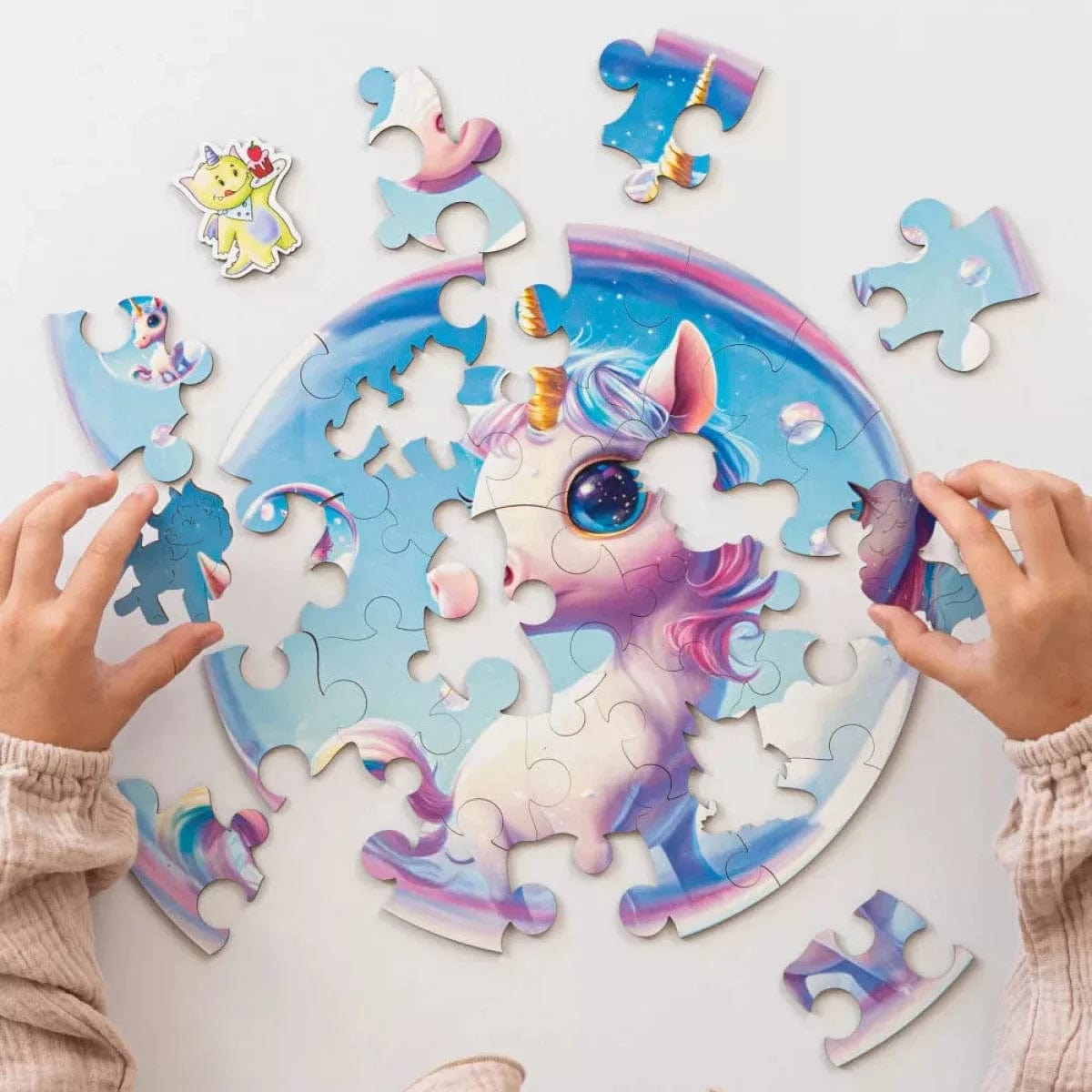 Unidragon Puzzle One Size — 9.8×9.8" — 30 pcs Bubblezz Unicorn