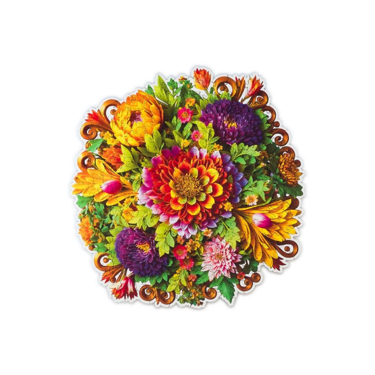 Unidragon Puzzle One Size — 9.5x9.8" — 200 pcs Charming Bouquet