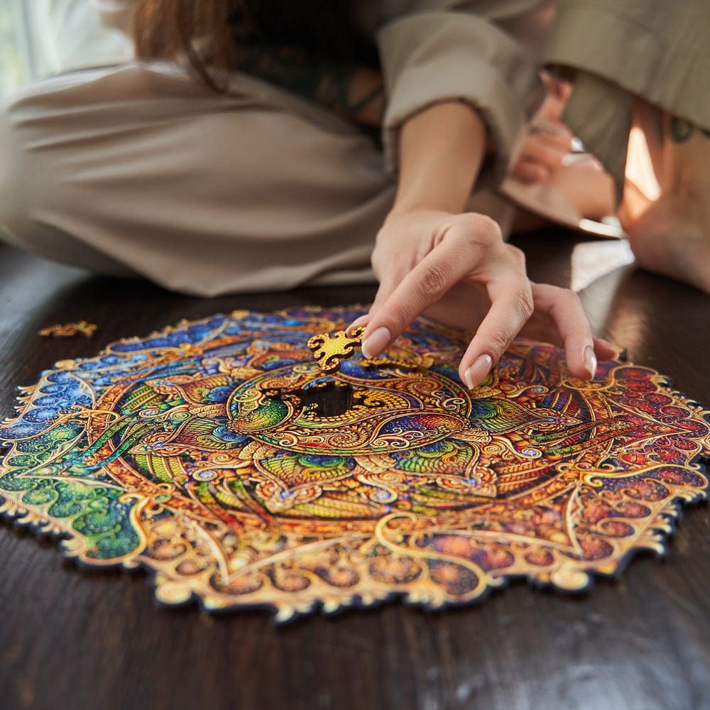 Unidragon Puzzle Mandala Inexhaustible Abundance