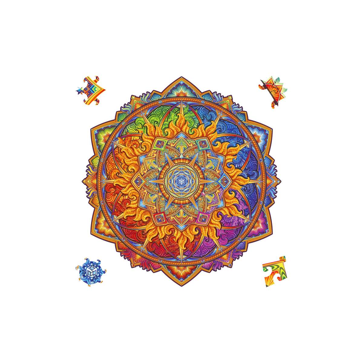 Unidragon Puzzle Mandala Nascent Sun