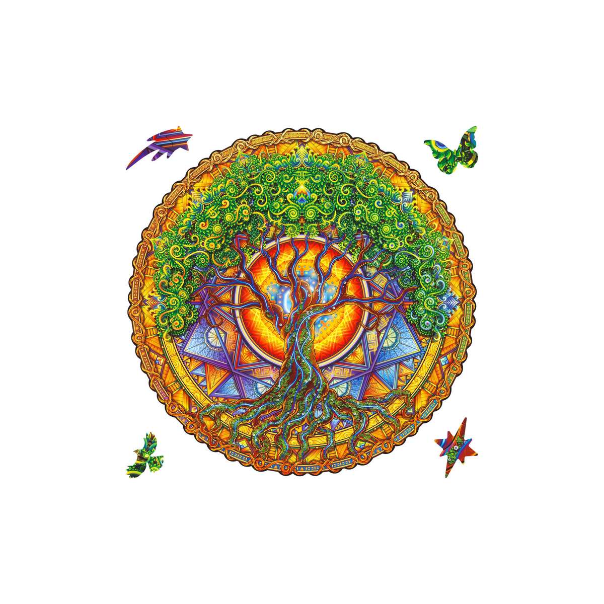 Unidragon Puzzle Mandala Tree of Life