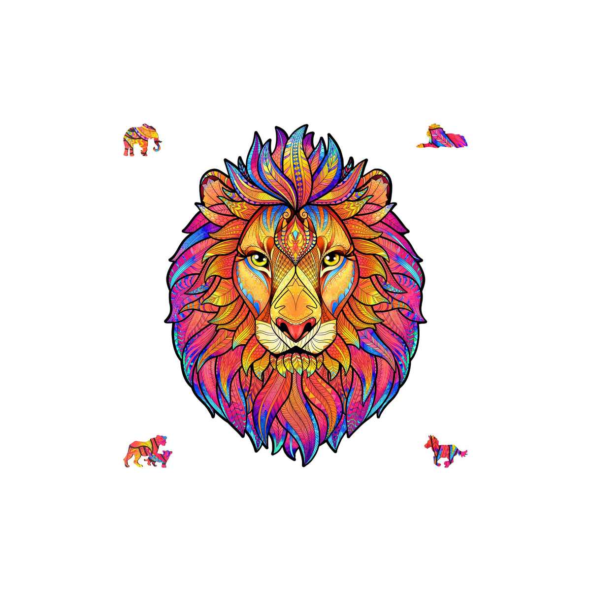 Unidragon Puzzle Mysterious Lion