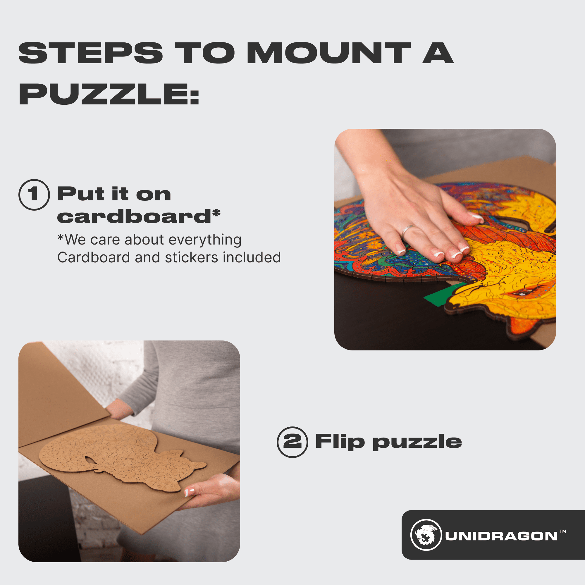 Unidragon Puzzle Set for mounting puzzles